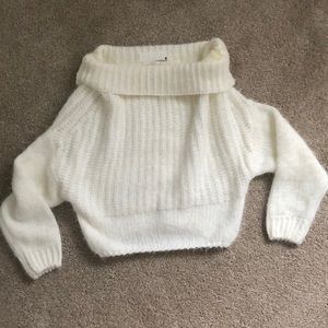 Comfy off the shoulder sweater!